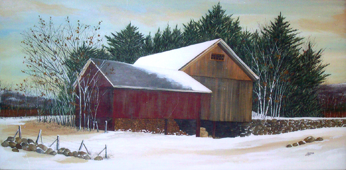 Barn Next Door   (18 x 36)