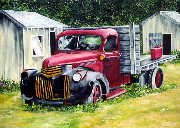 Bub's Truck  (24 x 28)