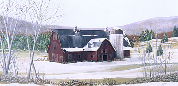 Canaan Valley Barn #1   (18 x 36)