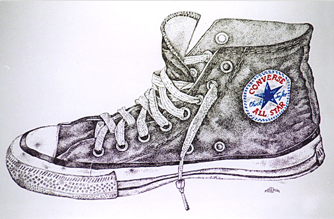 Converse All Stars  (pen & ink)