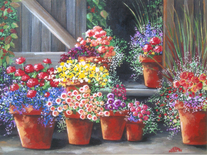 Floral Shed   (12 x 16)