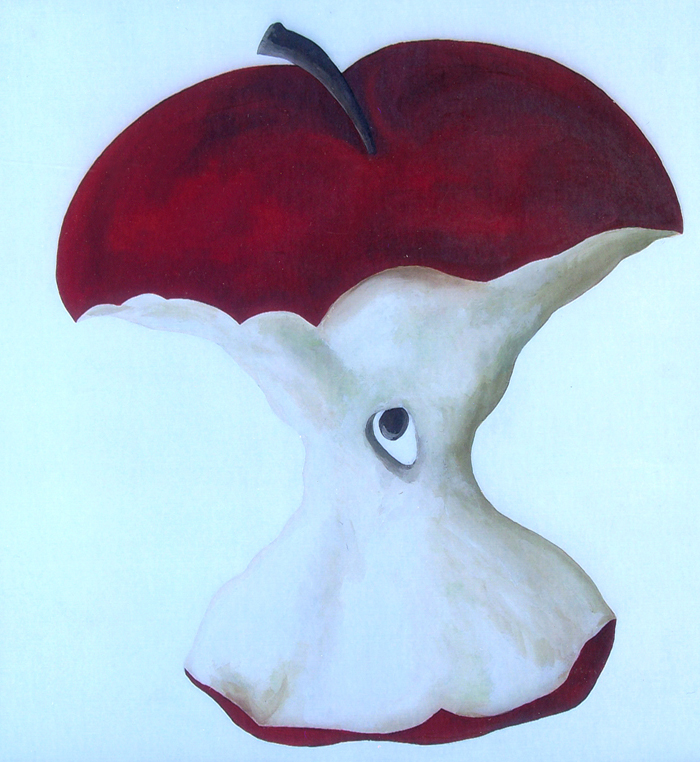 Red Apple #5   (30 x 30)