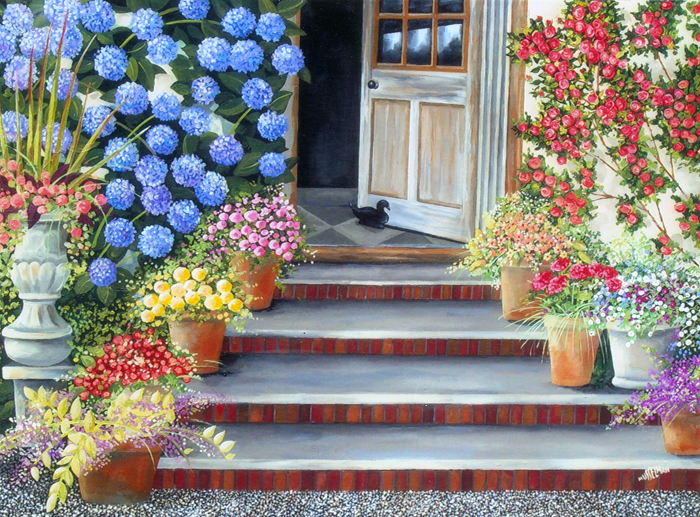 Spring Steps   (24 x 30)