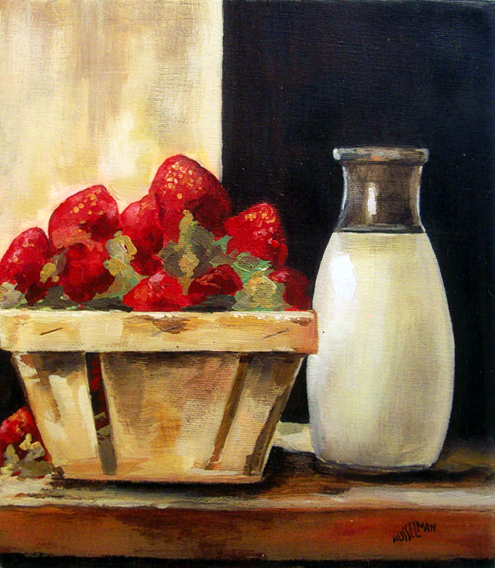 Strawberries & Cream   (8 x 10)